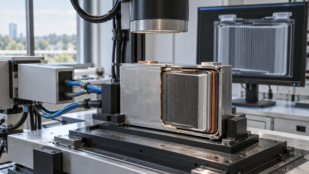 Fraunhofer X-ray system films thermal runaway inside battery cells at 1,000 fps for PowerCo