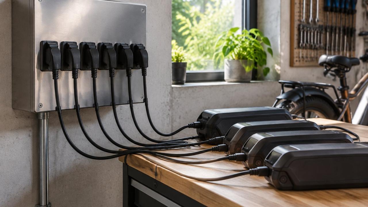 Yolin $899 battery charging cabinet tested: 90-min fire resistance, 6 outlets