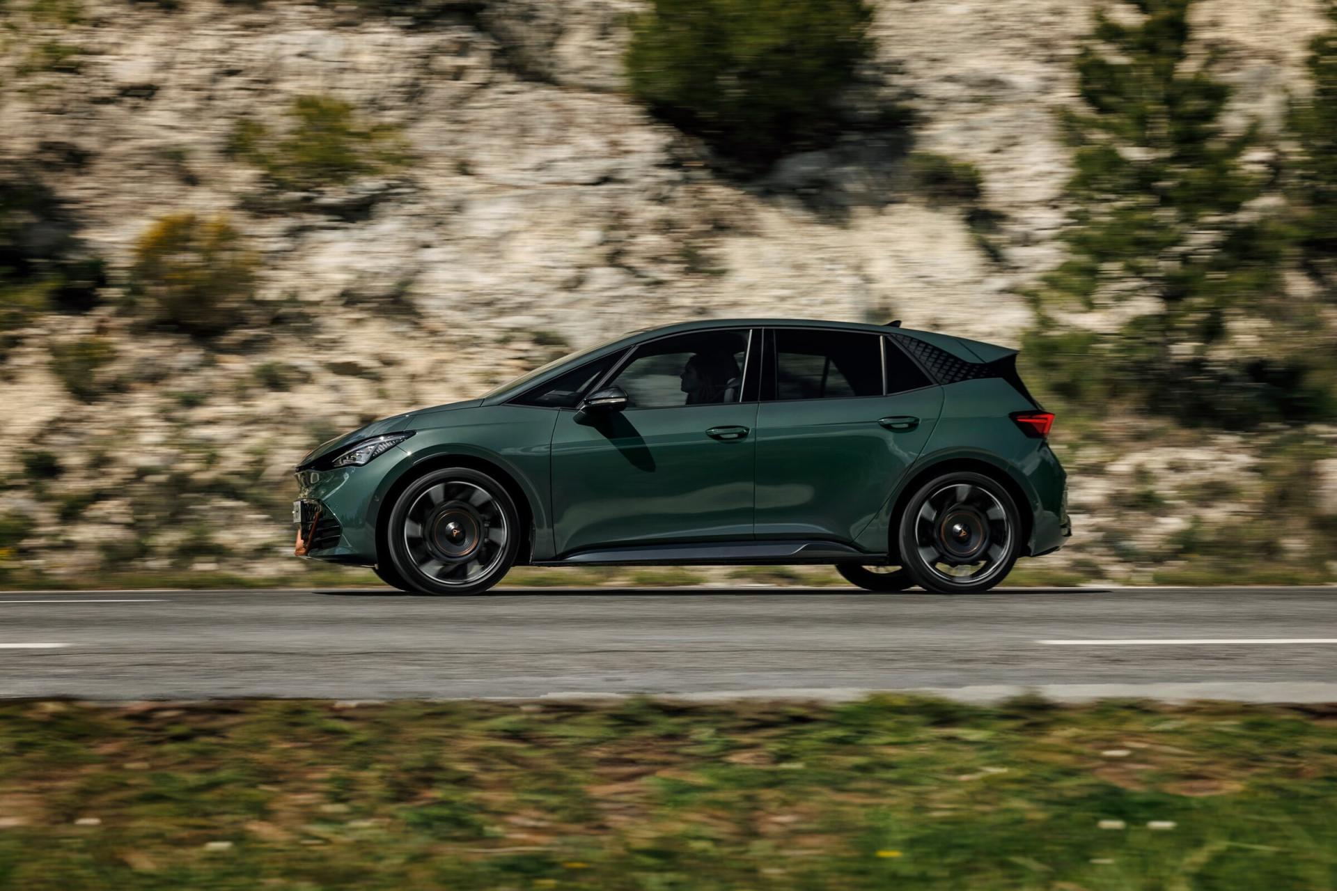 Cupra Born, rear three-quarter view. Photo: CUPRA Media Center, seat-cupra-mediacenter.com.