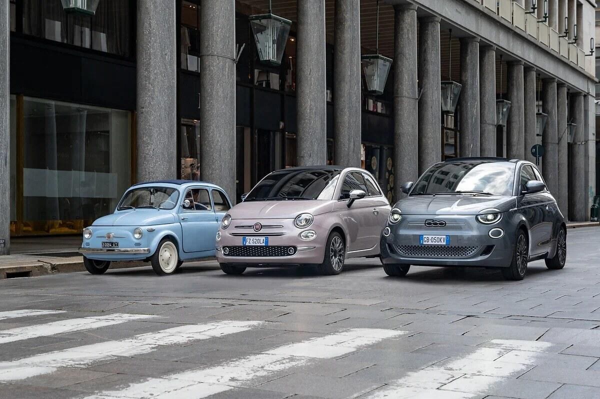 Fiat 500e, exterior view. Photo: Stellantis Media, media.stellantis.com.