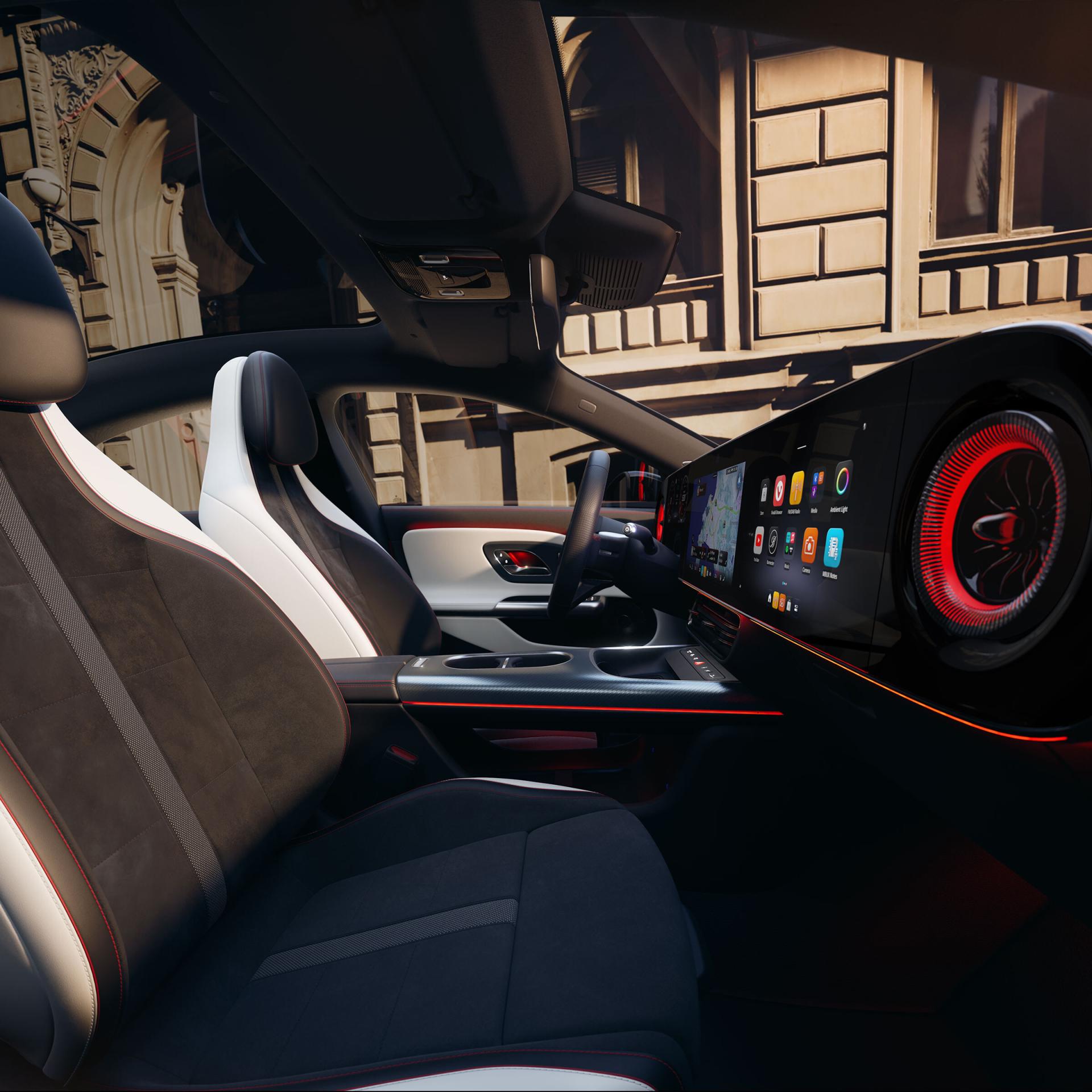 Mercedes-Benz CLA 250+ Electric, interior cockpit view. Photo: Mercedes-Benz, mercedes-benz.de.