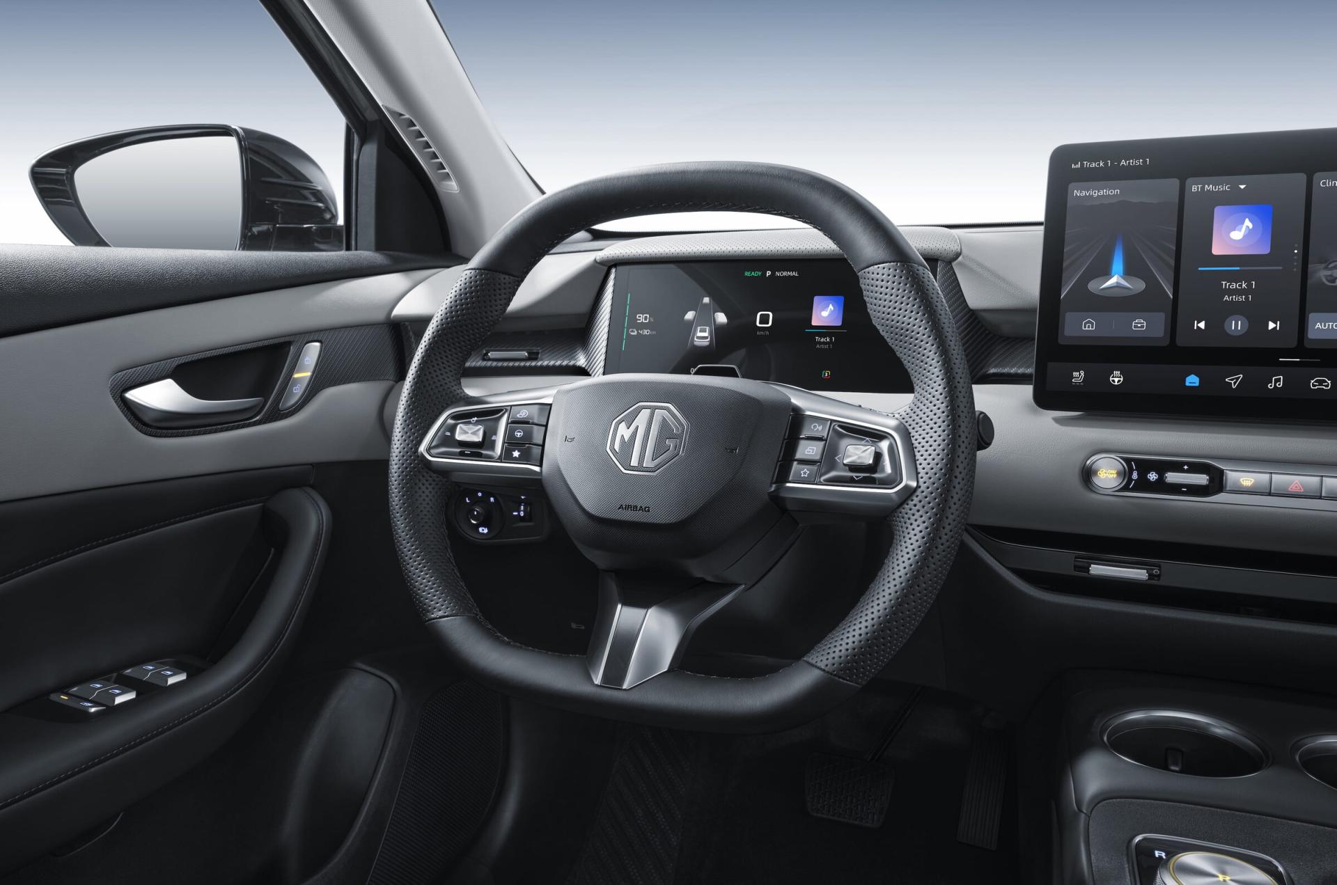 MG MGS5 Emotion 64 kWh, interior cockpit view. Photo: MG Motor Europe Newsroom, news.mgmotor.eu.