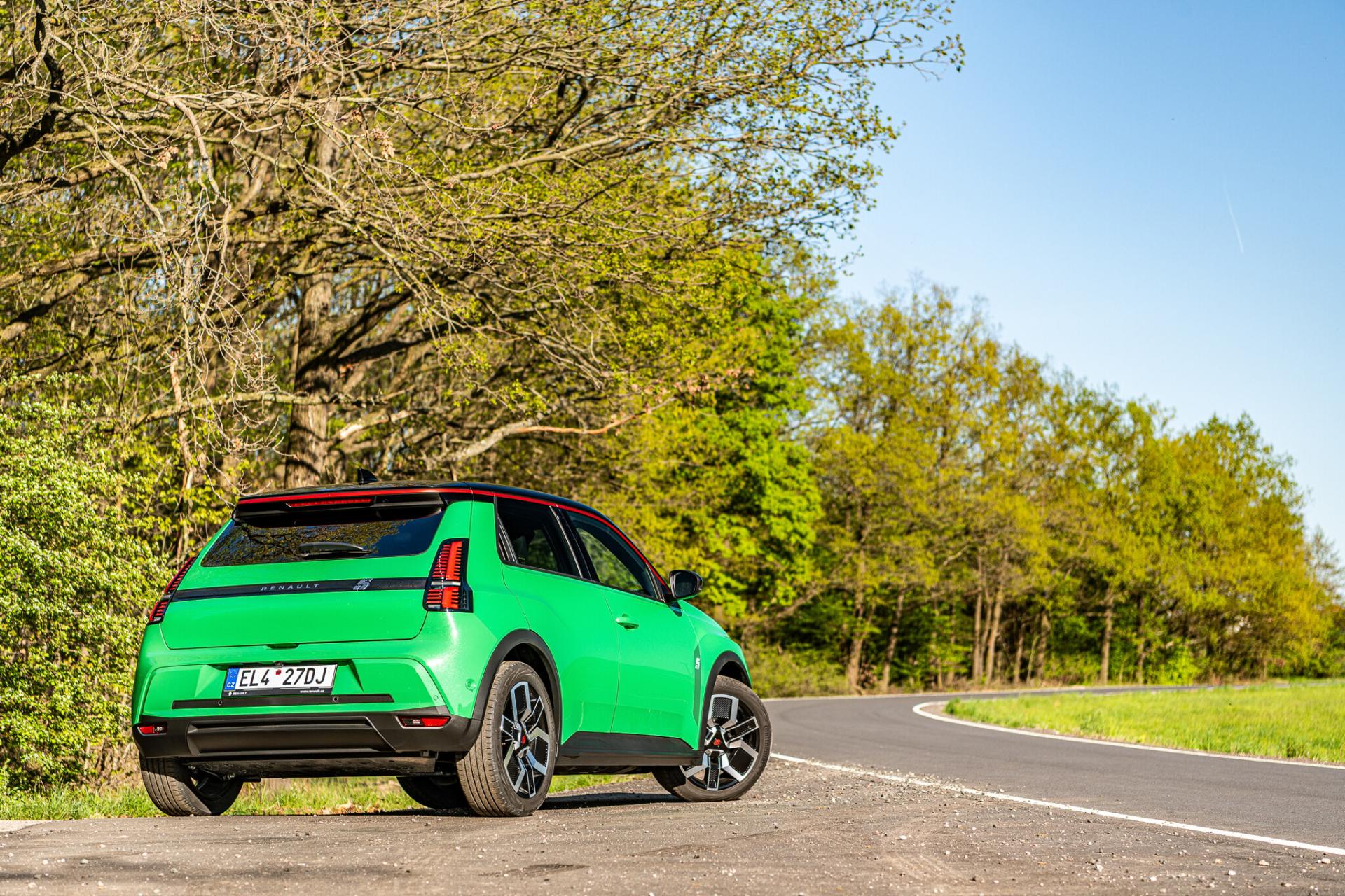 Renault 5 E-Tech Comfort Range, rear three-quarter exterior view. Photo: Renault Presse-Service, presse.renault.de.