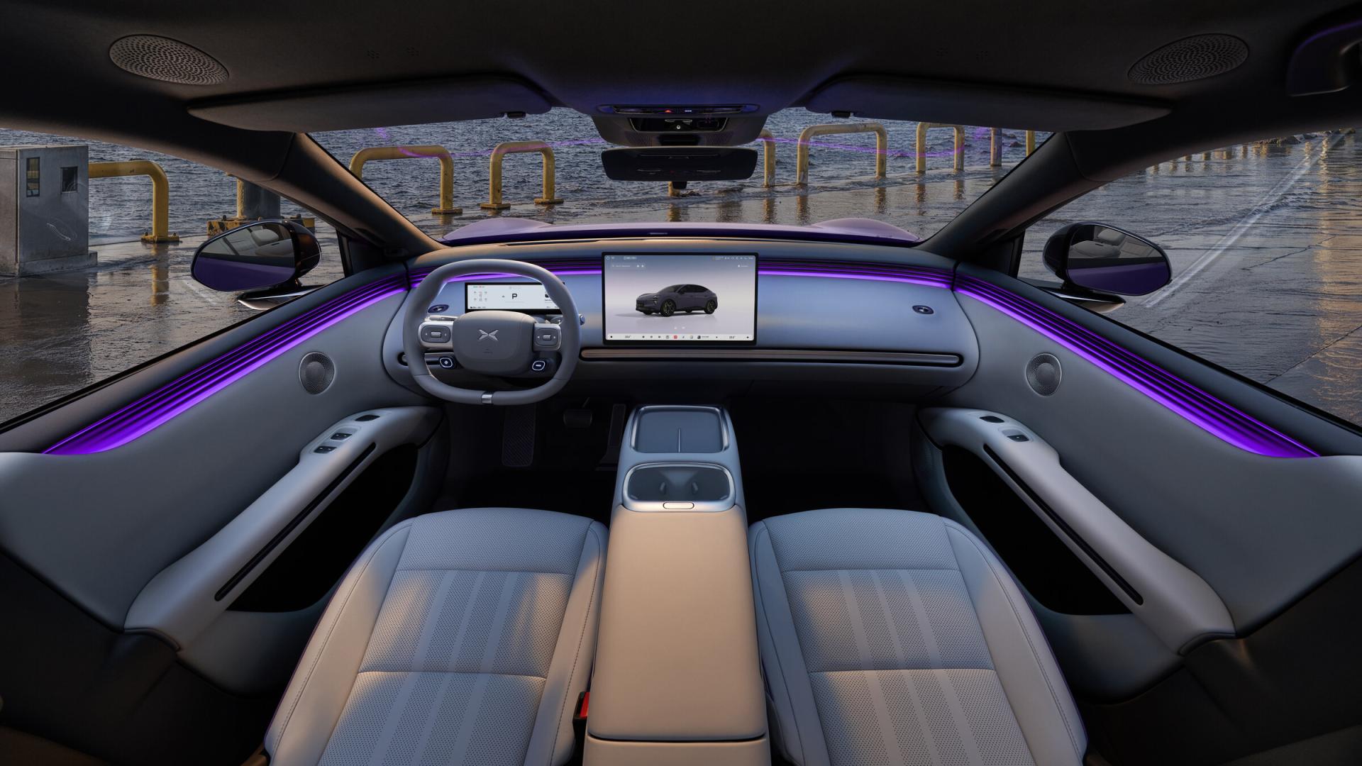XPeng L03 AWD Performance, interior cockpit view. Photo: XPENG Newsroom, xpeng.com.