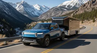 Rivian R1T Tows 2,400 km Across the Rockies for a Third of Diesel Cost — What Europe Can Learn